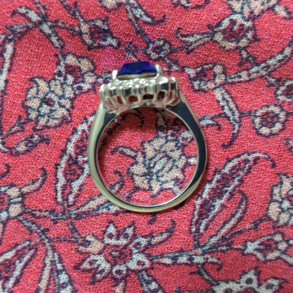 Royal Blue Fashion Ring Size 7 - Picture 7 of 8